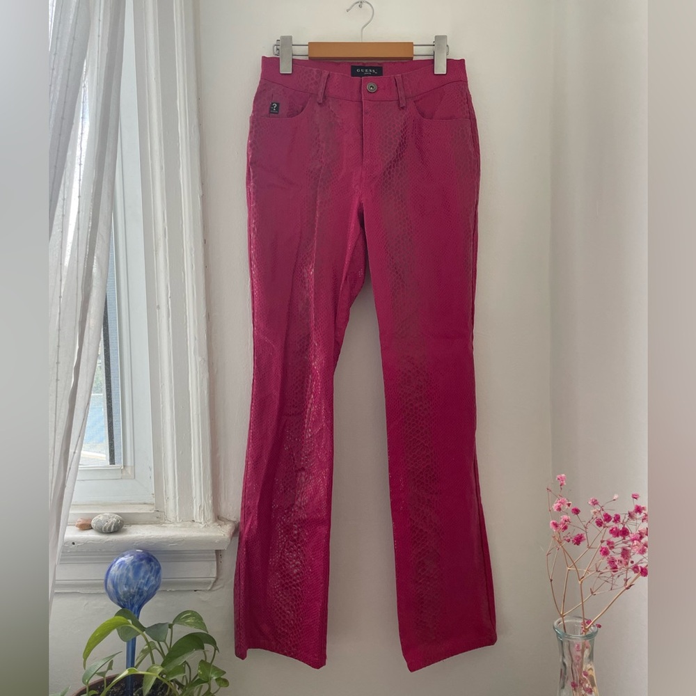Y2K Guess Snakeskin Pants